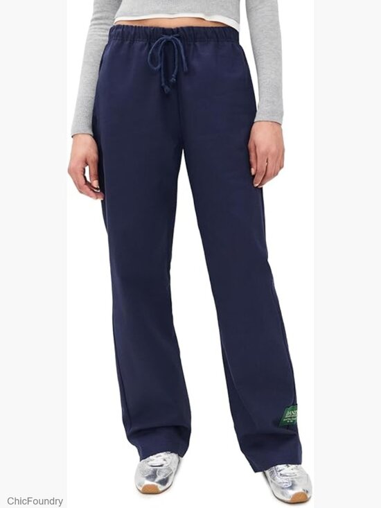 Pants - Heavyweight Denim Drawstring Pants, Mid Rise, 30.75 Inseam